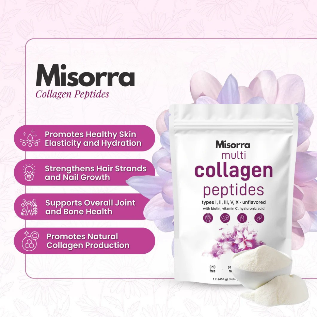 Misorra™ 5-in-1 Multi Collagen Peptide Powder